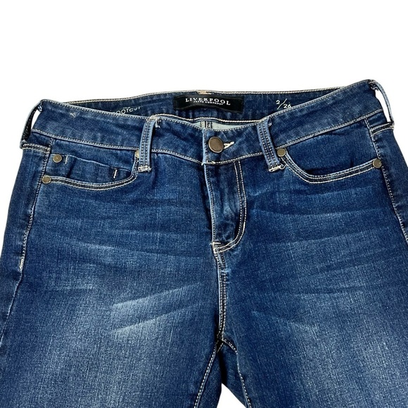 NWOT LIVERPOOL Jeans Company The Bootcut Dark Denim Jeans Women's Size 2/26 - Picture 5 of 16
